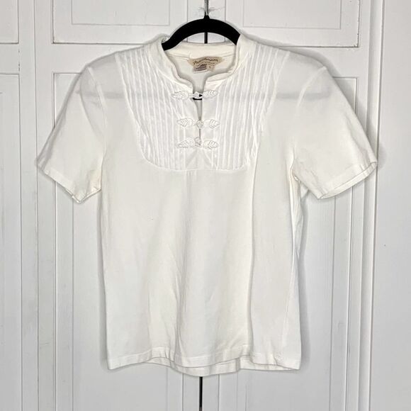 💕3 for $20💕 Norm Thompson Rope Toggle Detail Tee - Picture 1 of 6